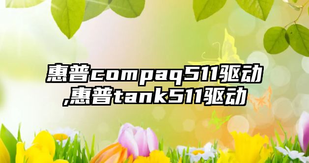 惠普compaq511驅(qū)動(dòng),惠普tank511驅(qū)動(dòng)